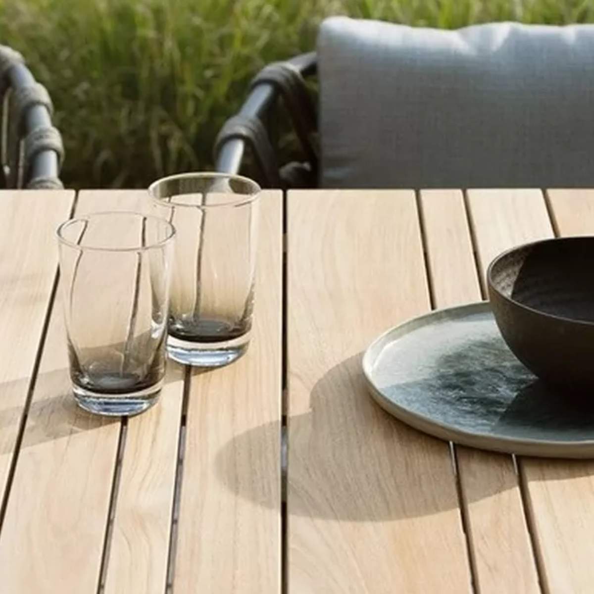 Vincent Shepherd Leo Dining Table 90 CM Teak or Ceramic Top