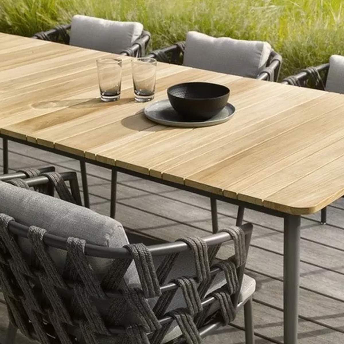 Vincent Shepherd Leo Dining Table 90 CM Teak or Ceramic Top