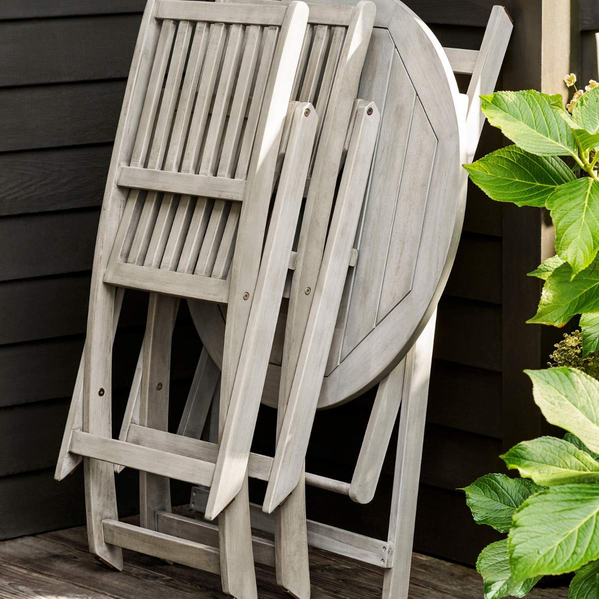 Garden Trading Letcombe Bistro Set Whitewash