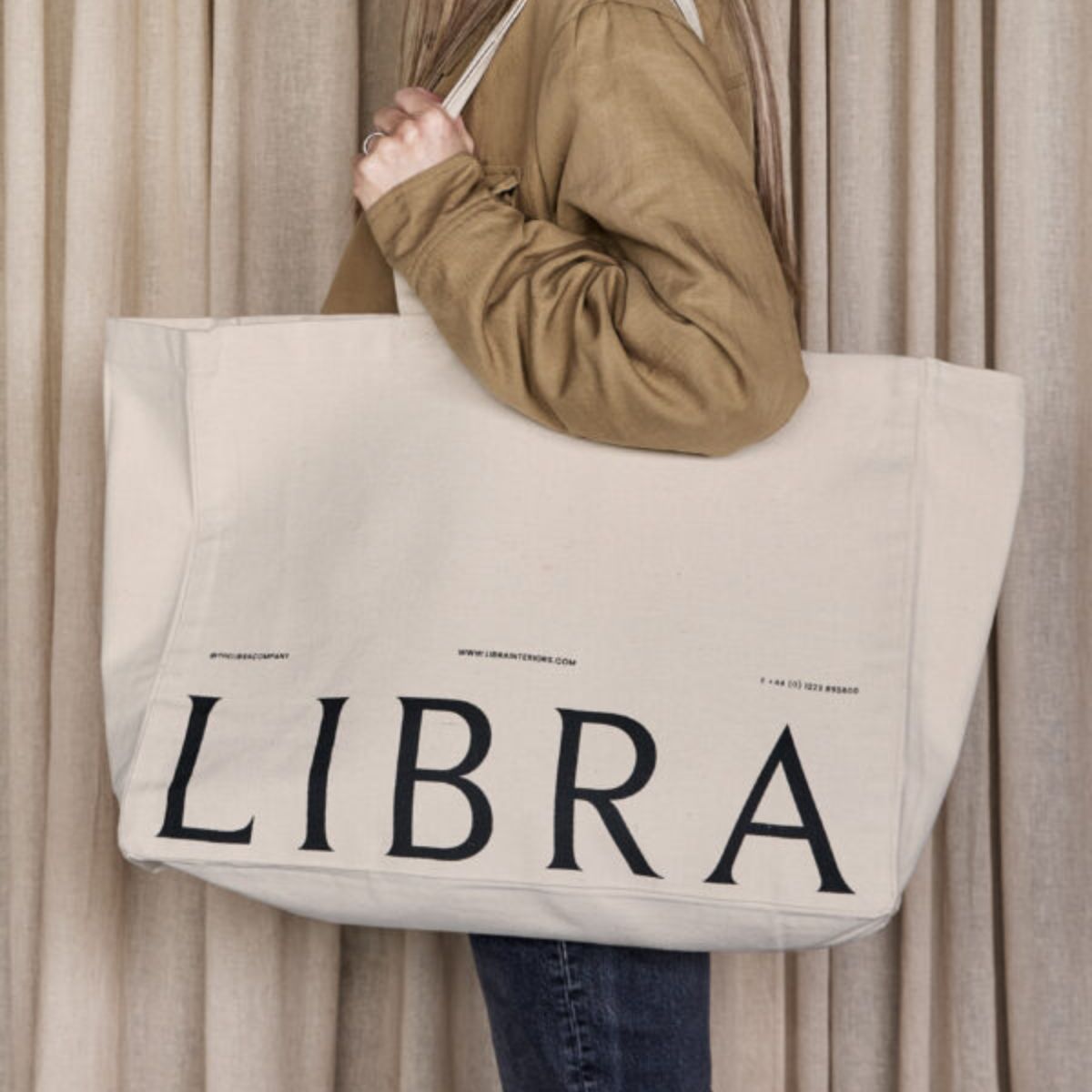 Libra Interiors Cotton Tote Bag
