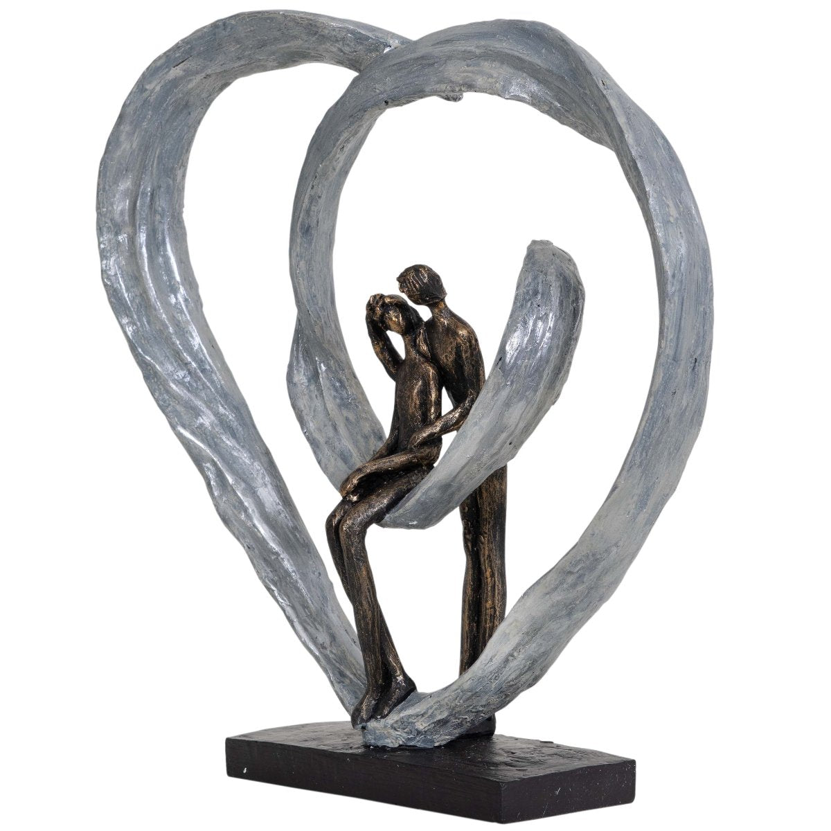 Libra Interiors Love Sculpture In Circular Heart-Beaumonde