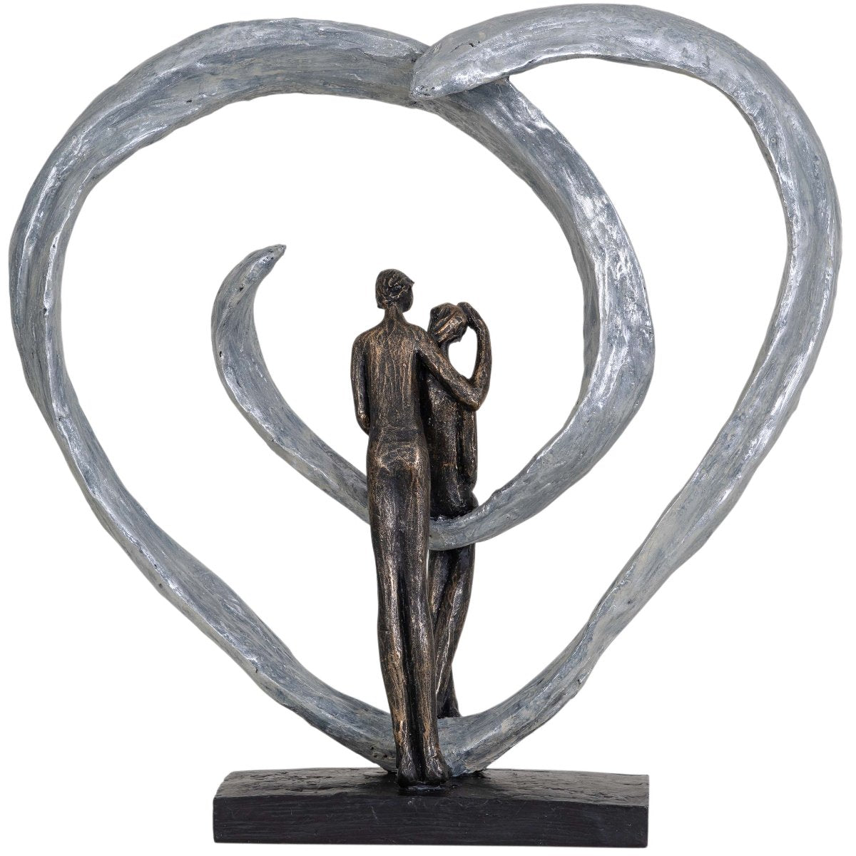 Libra Interiors Love Sculpture In Circular Heart-Beaumonde