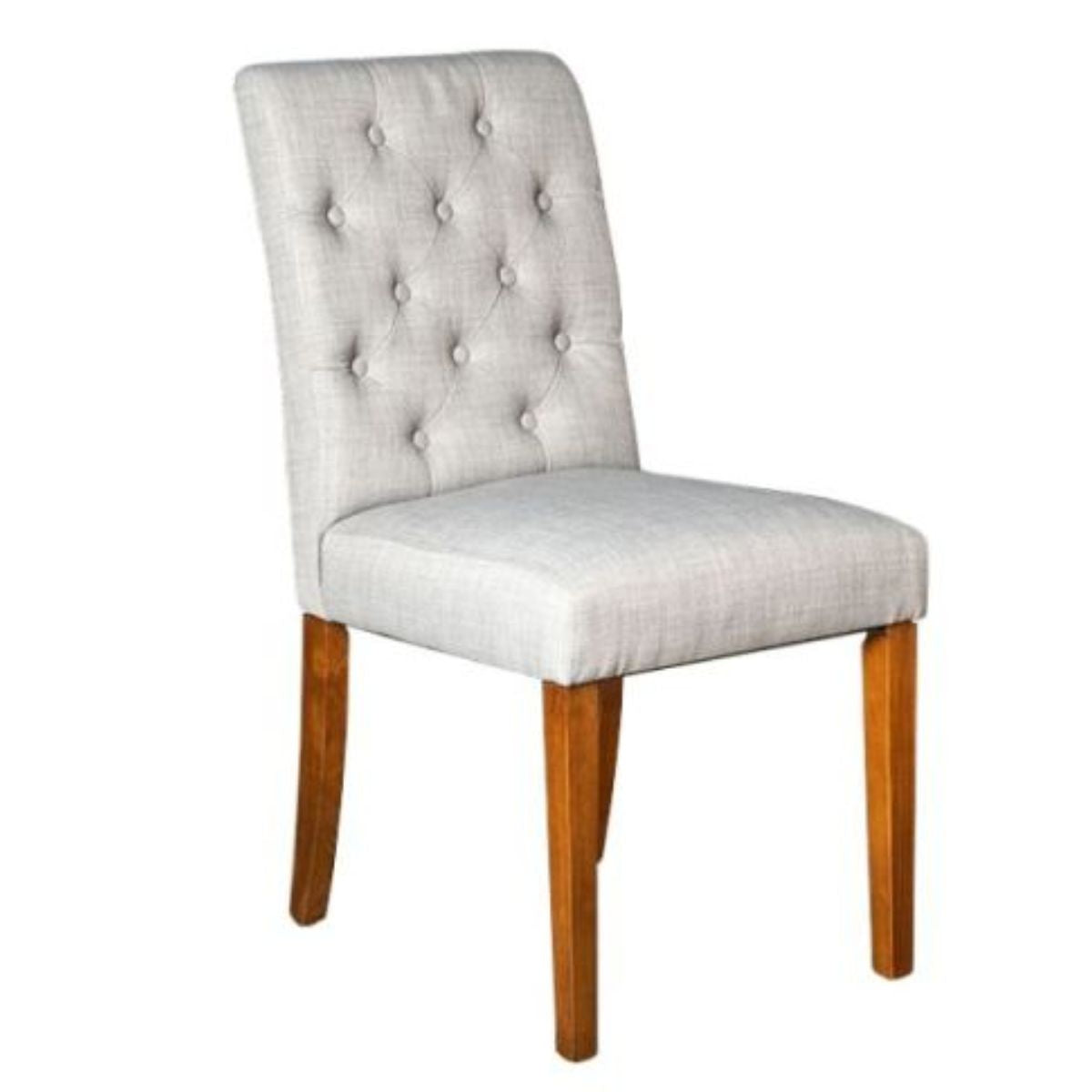 Trade Furniture Light Dakota 120cm Cube Dining Table & 4 Milan Button Dining Chairs (3 Colours)