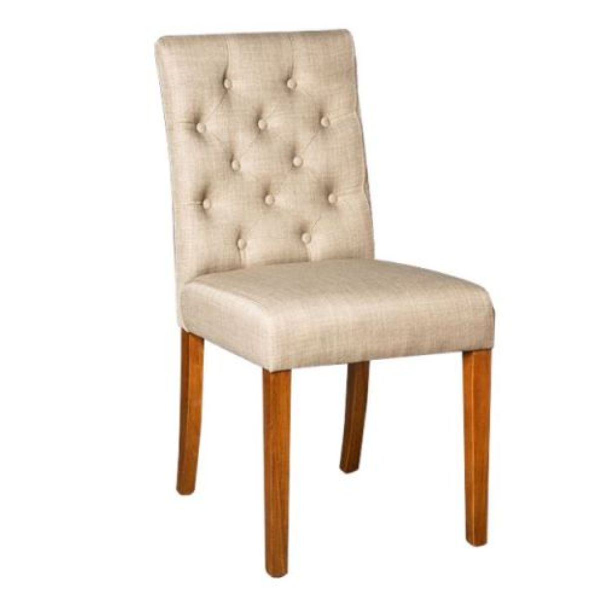 Trade Furniture Light Dakota 120cm Cube Dining Table & 4 Milan Button Dining Chairs (3 Colours)