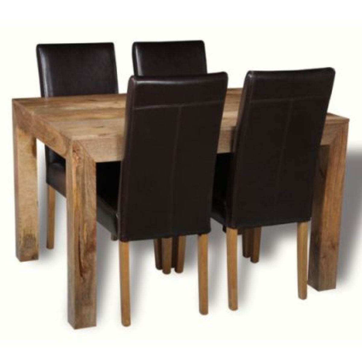 Trade Furniture Light Dakota 120cm Dining Table & 4 Barcelona Chairs