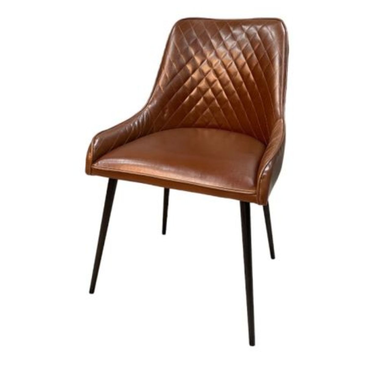 Trade Furniture Light Dakota 160cm Dining Table & 4 Henley Faux Leather Dining Chairs (4 Colours)