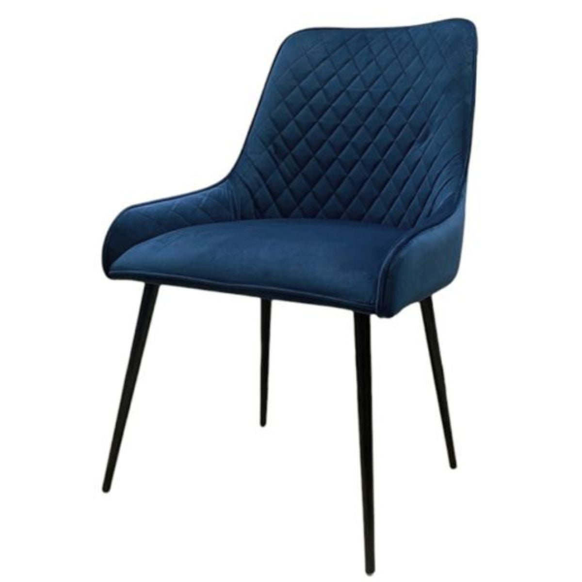 Trade Furniture Light Dakota 160cm Dining Table & 4 Henley Velvet Chairs (7 Colours)