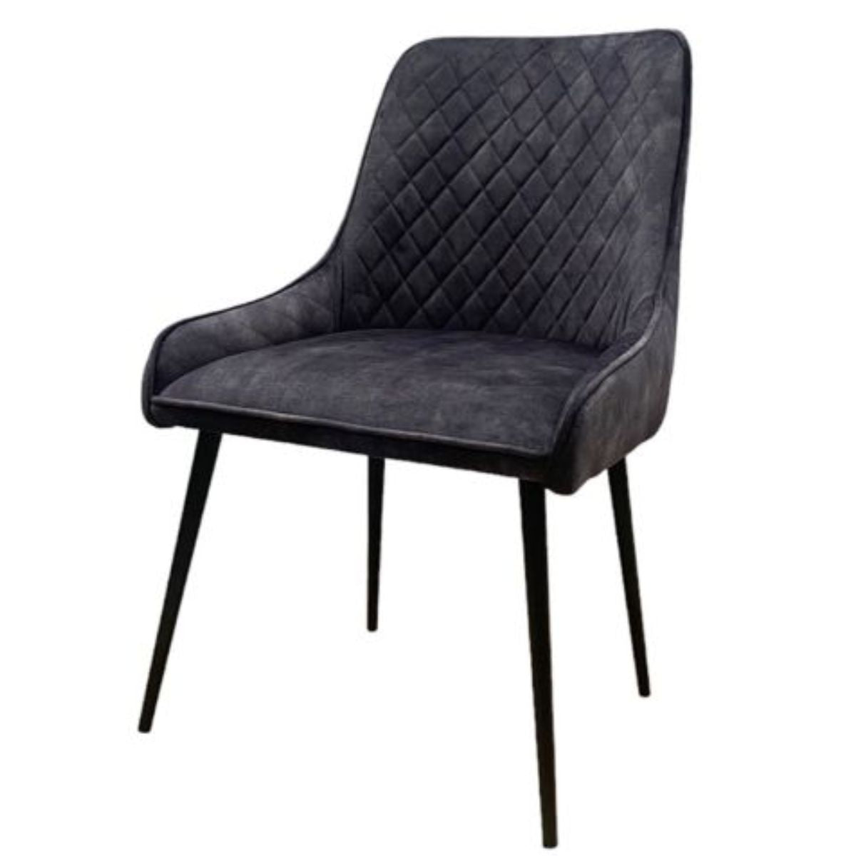 Trade Furniture Light Dakota 160cm Dining Table & 4 Henley Velvet Chairs (7 Colours)