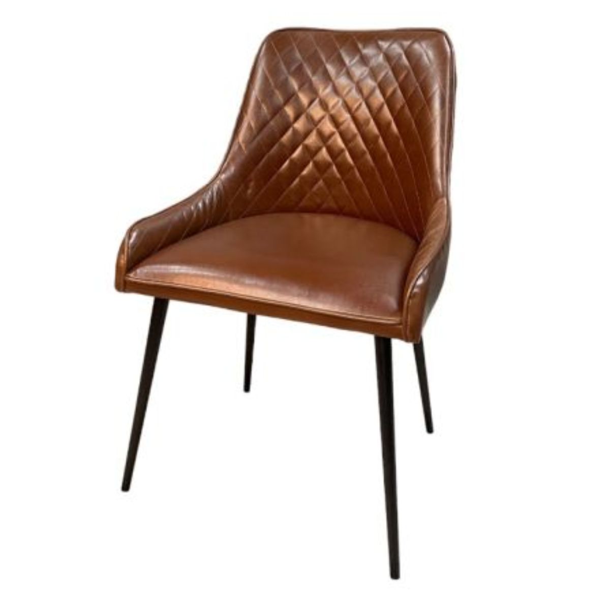 Trade Furniture Light Dakota 180cm Dining Table and 6 Henley Faux Leather Dining Chairs (4 Colours)