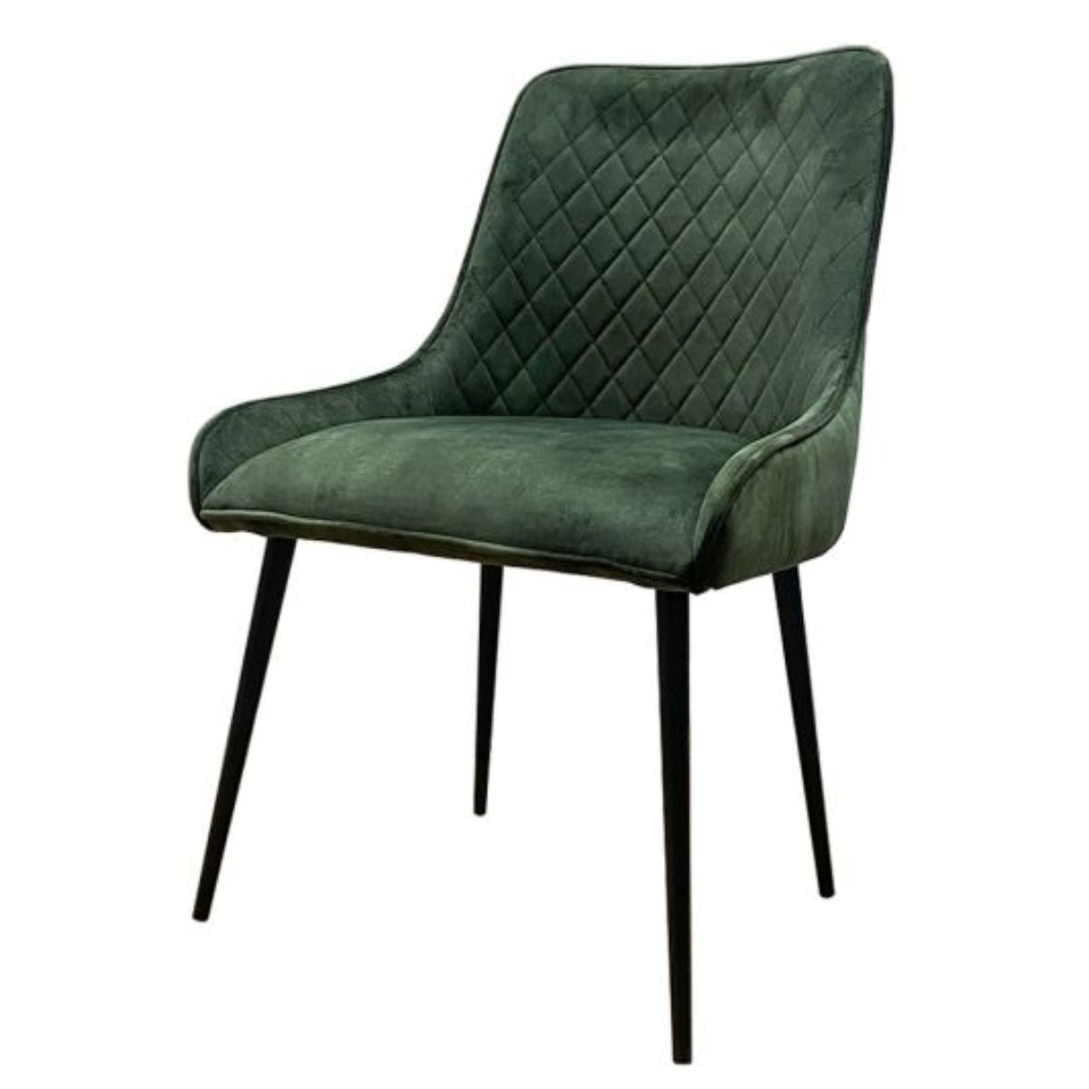 Trade Furniture Light Dakota 180cm Dining Table and 6 Henley Velvet Dining Chairs (5 Colours)