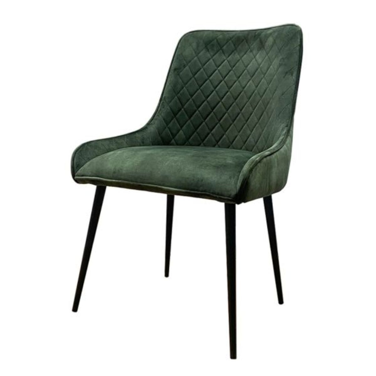 Trade Furniture Light Dakota 80cm Dining Table & 2 Henley Velvet Chairs (5 Colours)