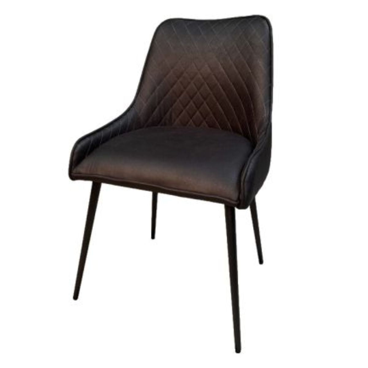 Trade Furniture Light Dakota 90cm Cube Dining Table & Henley Faux Leather Dining Chairs (4 Colours)