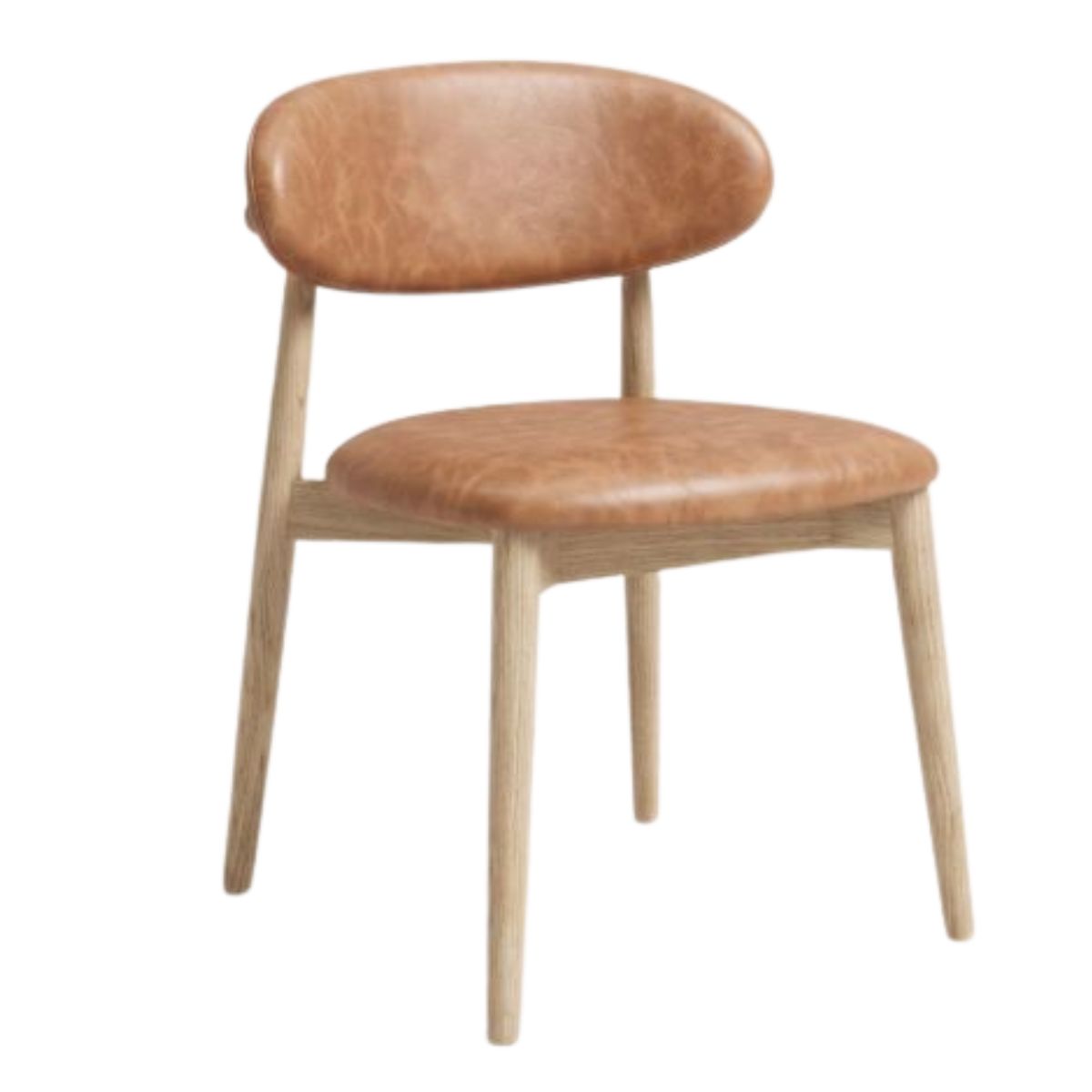 Trade Furniture Light Dakota Mango Wood 80CM Table & 2 Scandi Chairs (5 Colours)