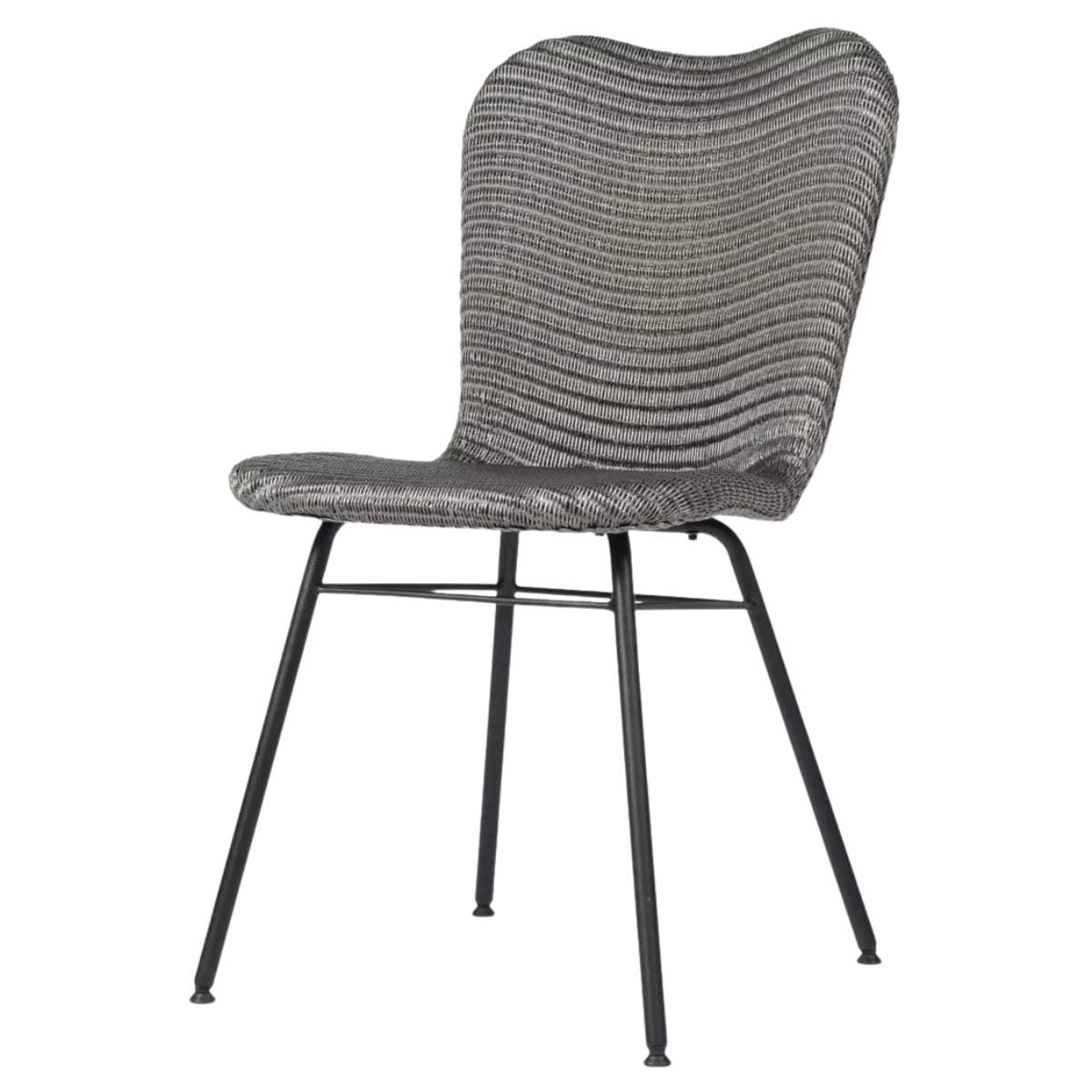 Vincent Shepherd Lily Dining Chair Steel A Base
