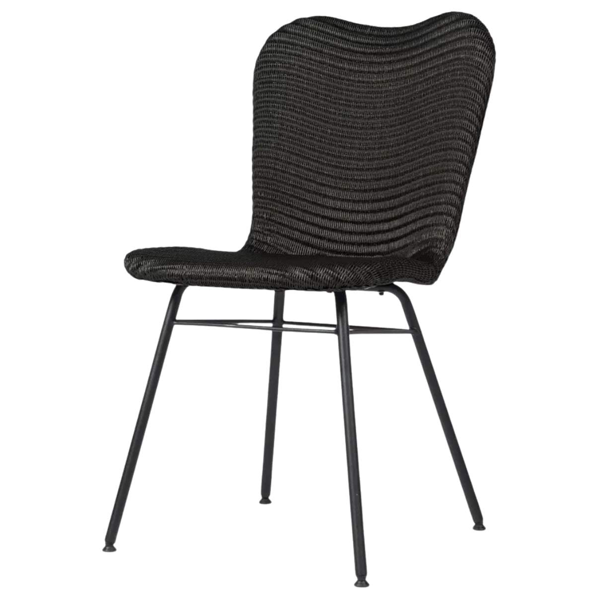 Vincent Shepherd Lily Dining Chair Steel A Base