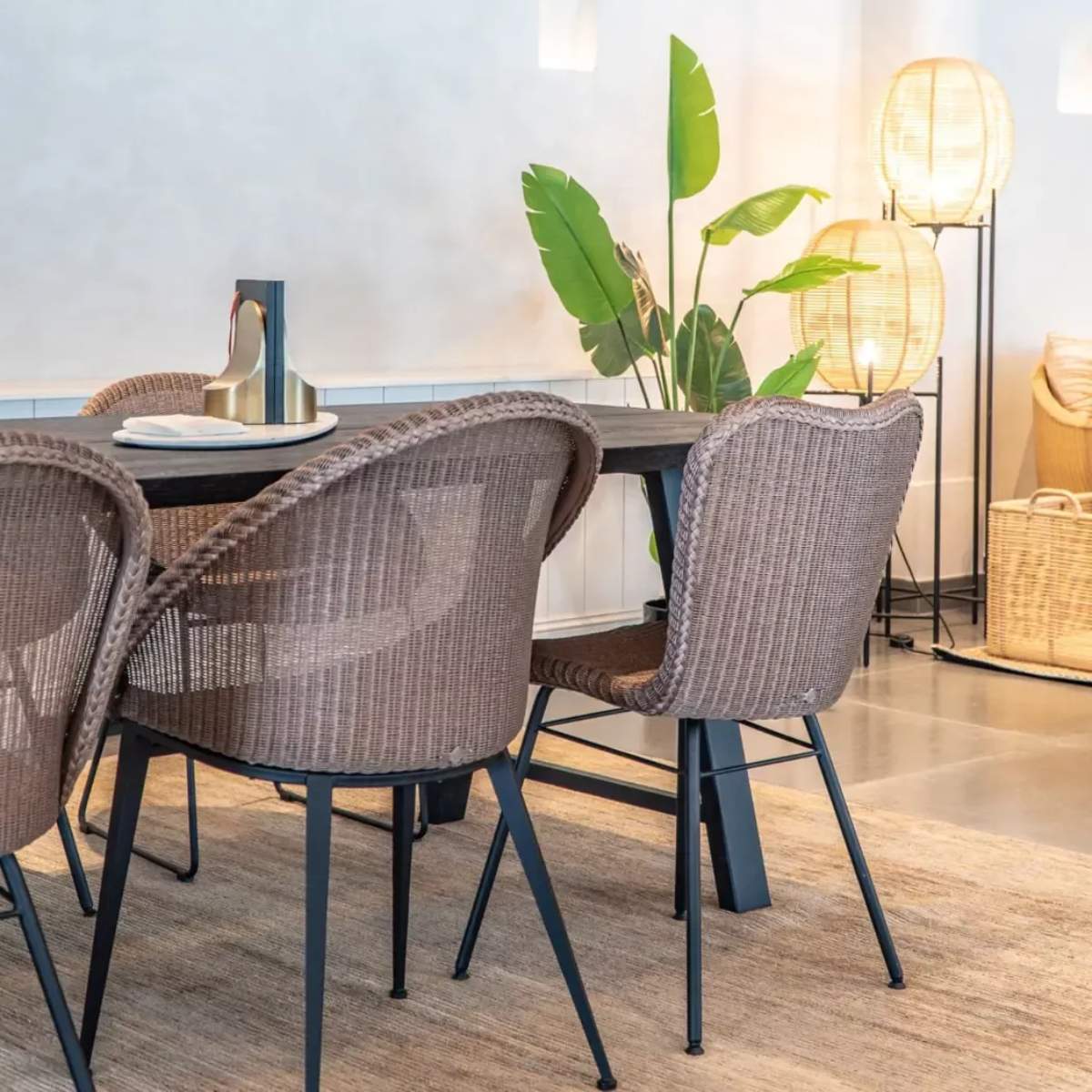 Vincent Shepherd Lily Dining Chair Steel A Base