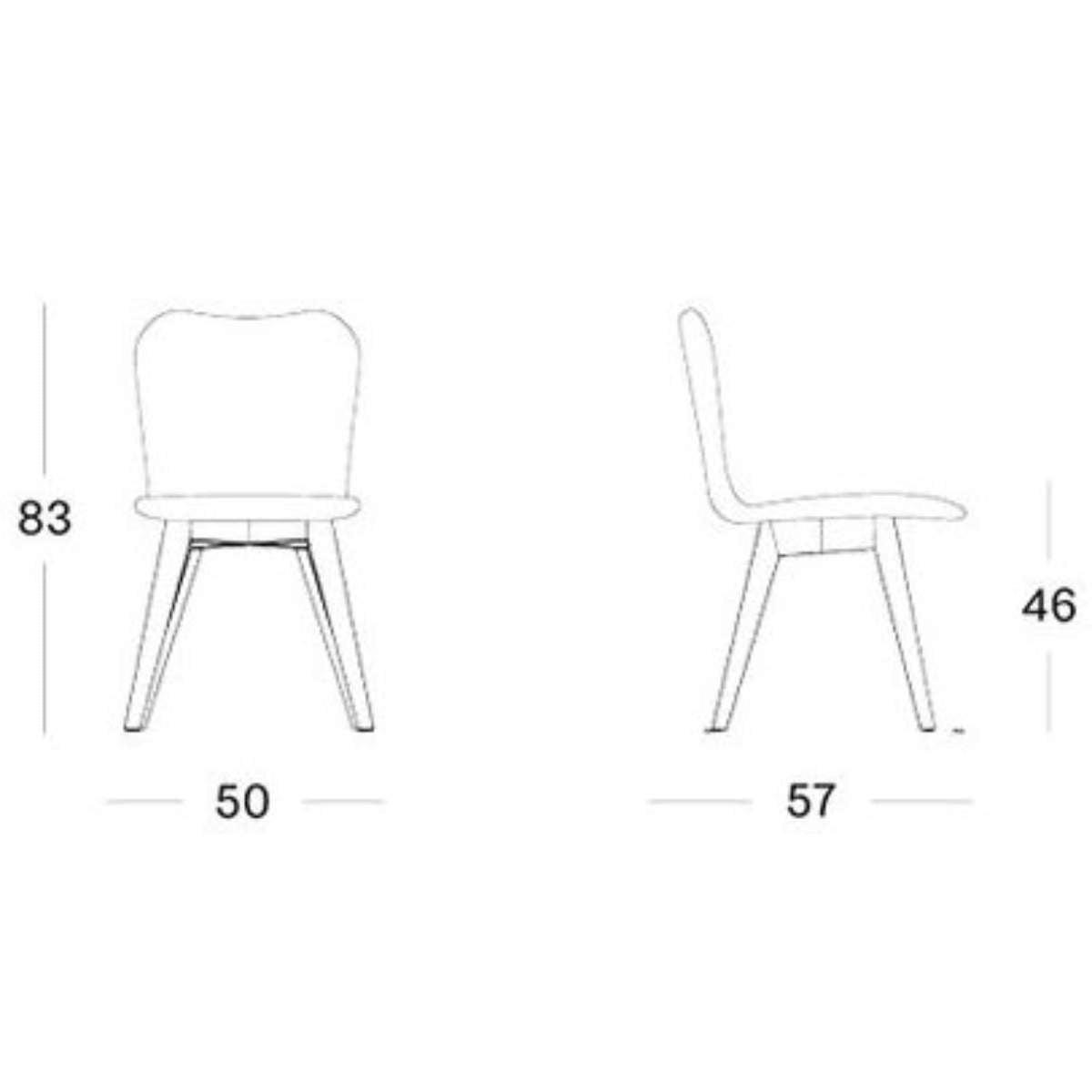 Vincent Shepherd Lily Dining Chair with Oak Legs