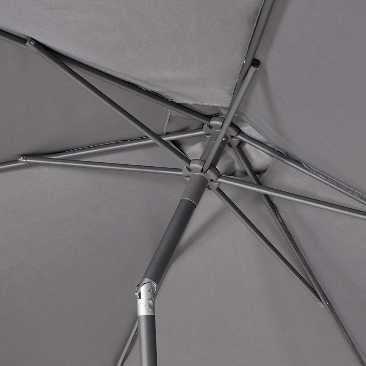 Pacific Lifestyle Lisboa 2.5m Round Luna Grey Parasol