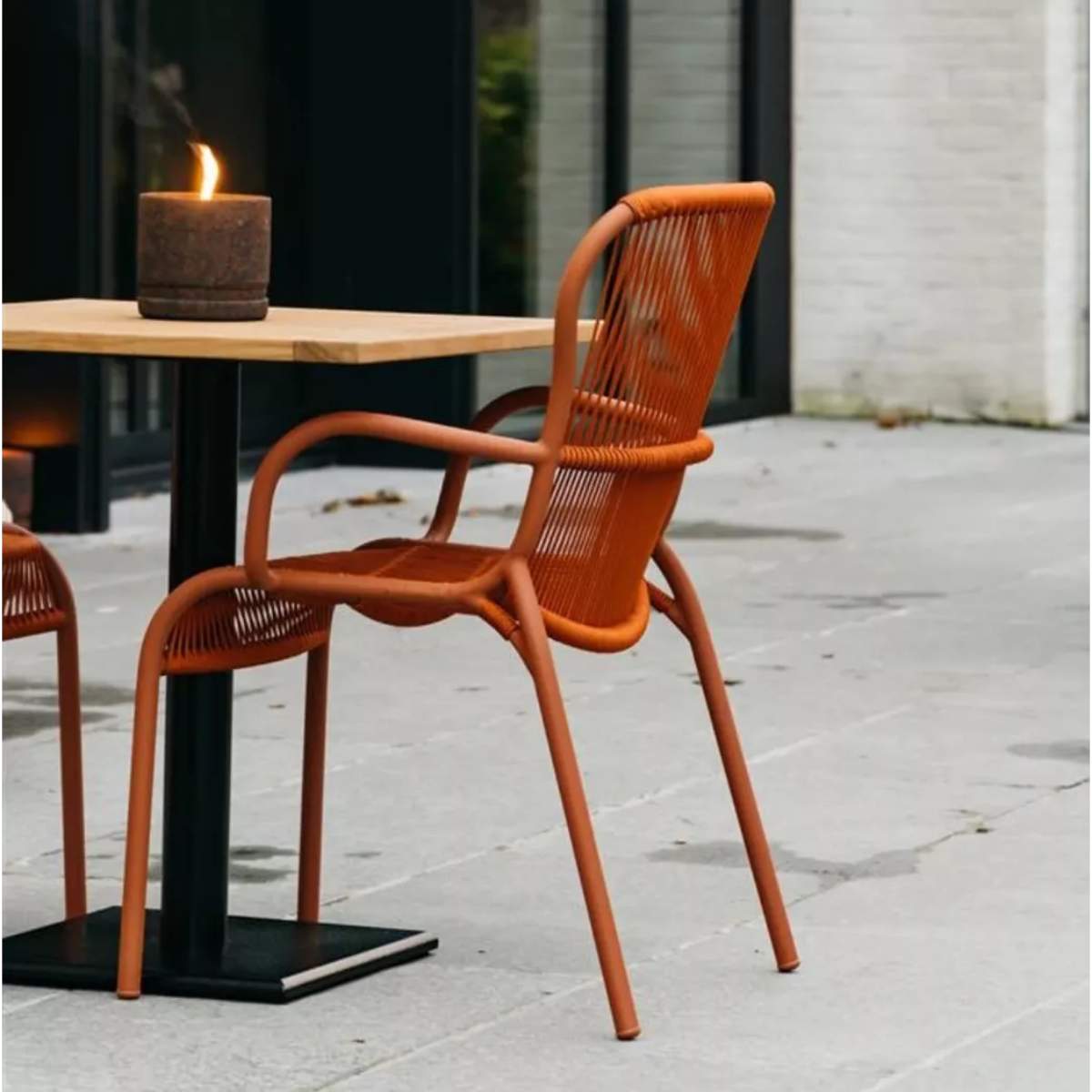 Vincent Shepherd Loop Dining Chair in Terracotta