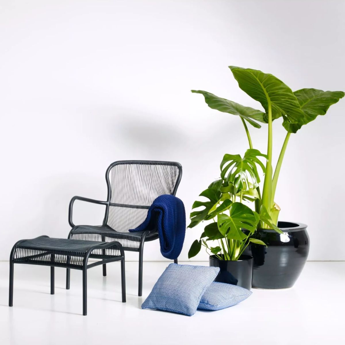 Vincent Shepherd Loop Footrest Fossil Grey