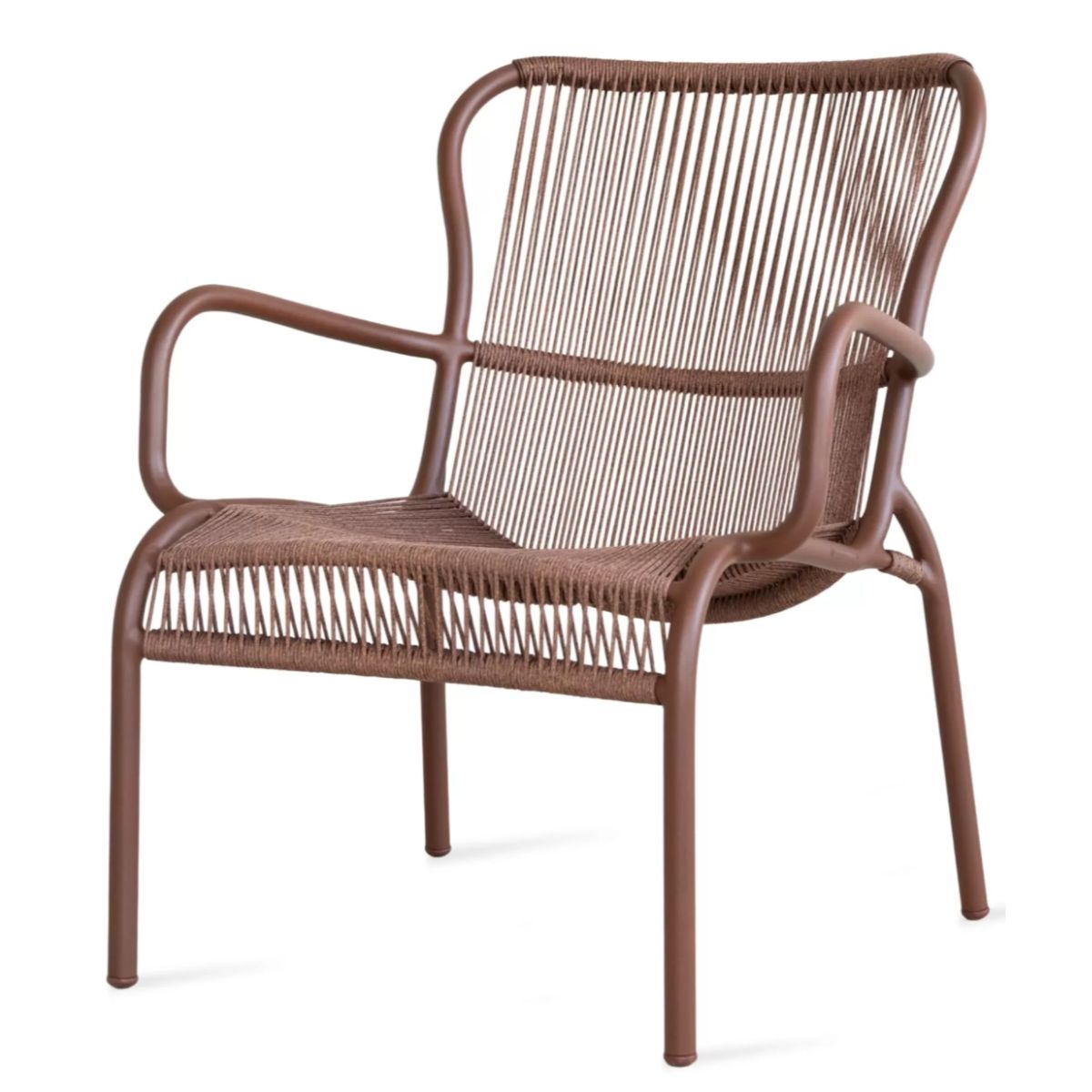 Vincent Shepherd Loop Lounge Chair Rust