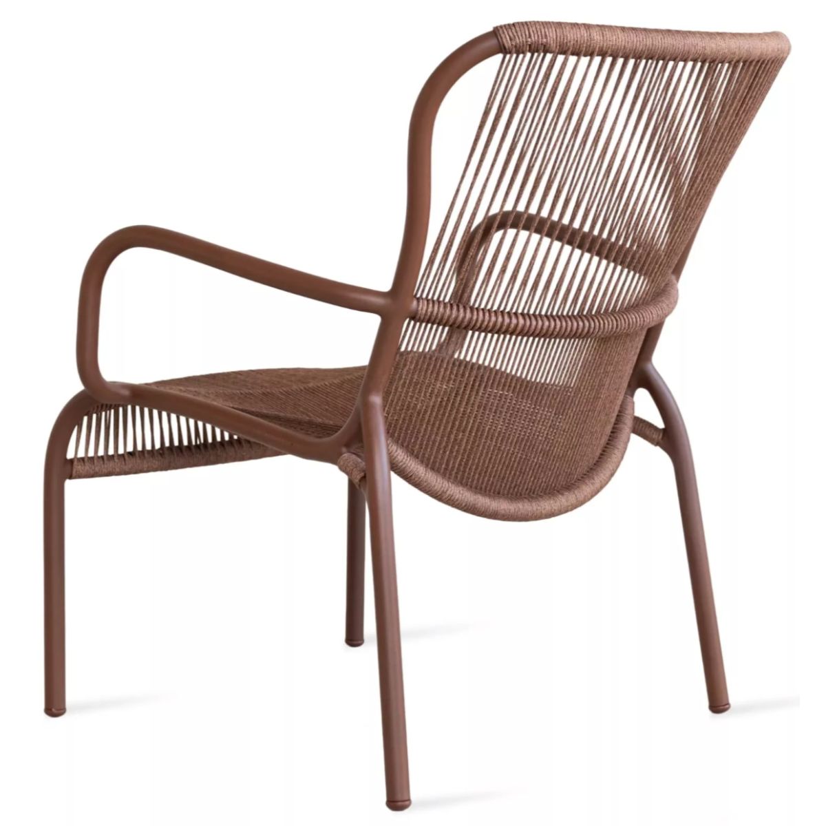 Vincent Shepherd Loop Lounge Chair Rust