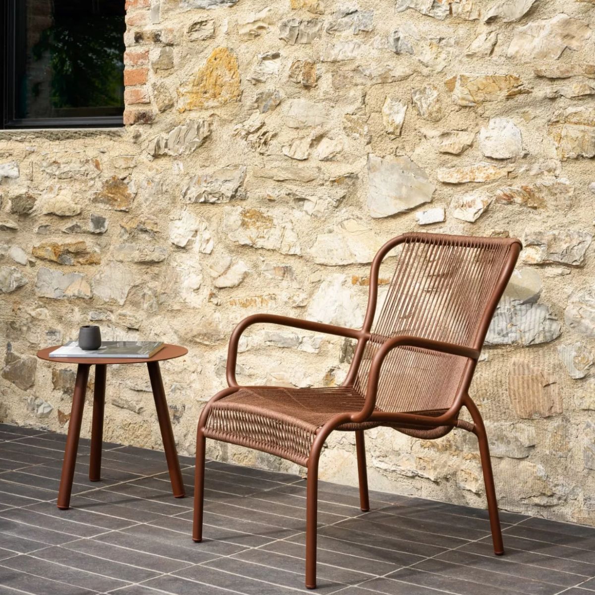 Vincent Shepherd Loop Lounge Chair Rust