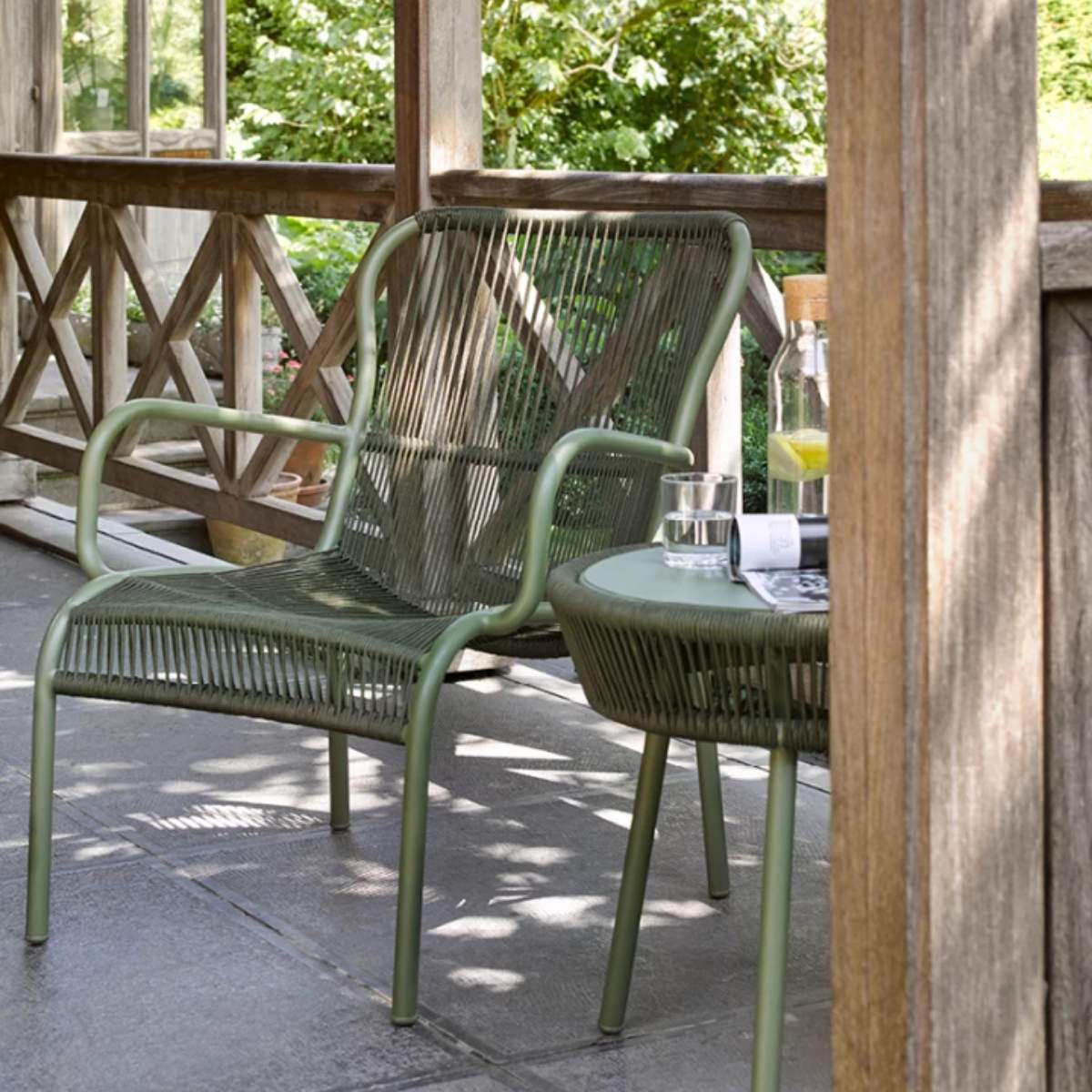 Vincent Shepherd Loop Lounge Chair Terracotta