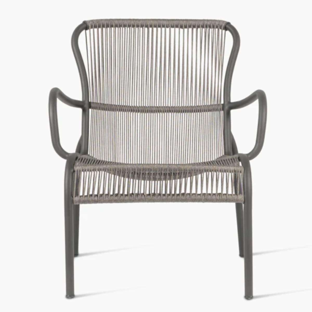 Vincent Shepherd Loop Lounge Chair in Fossil Grey