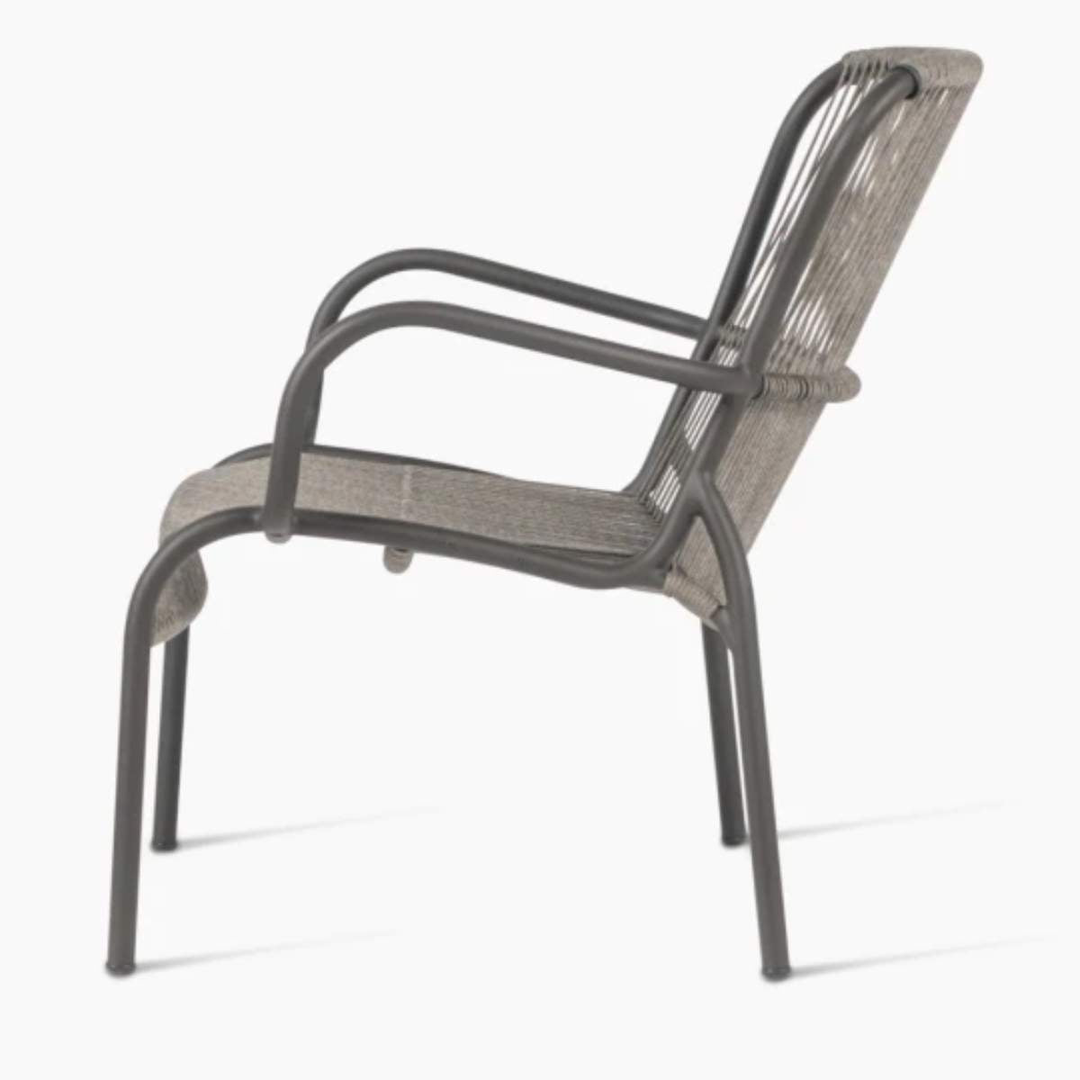 Vincent Shepherd Loop Lounge Chair in Fossil Grey