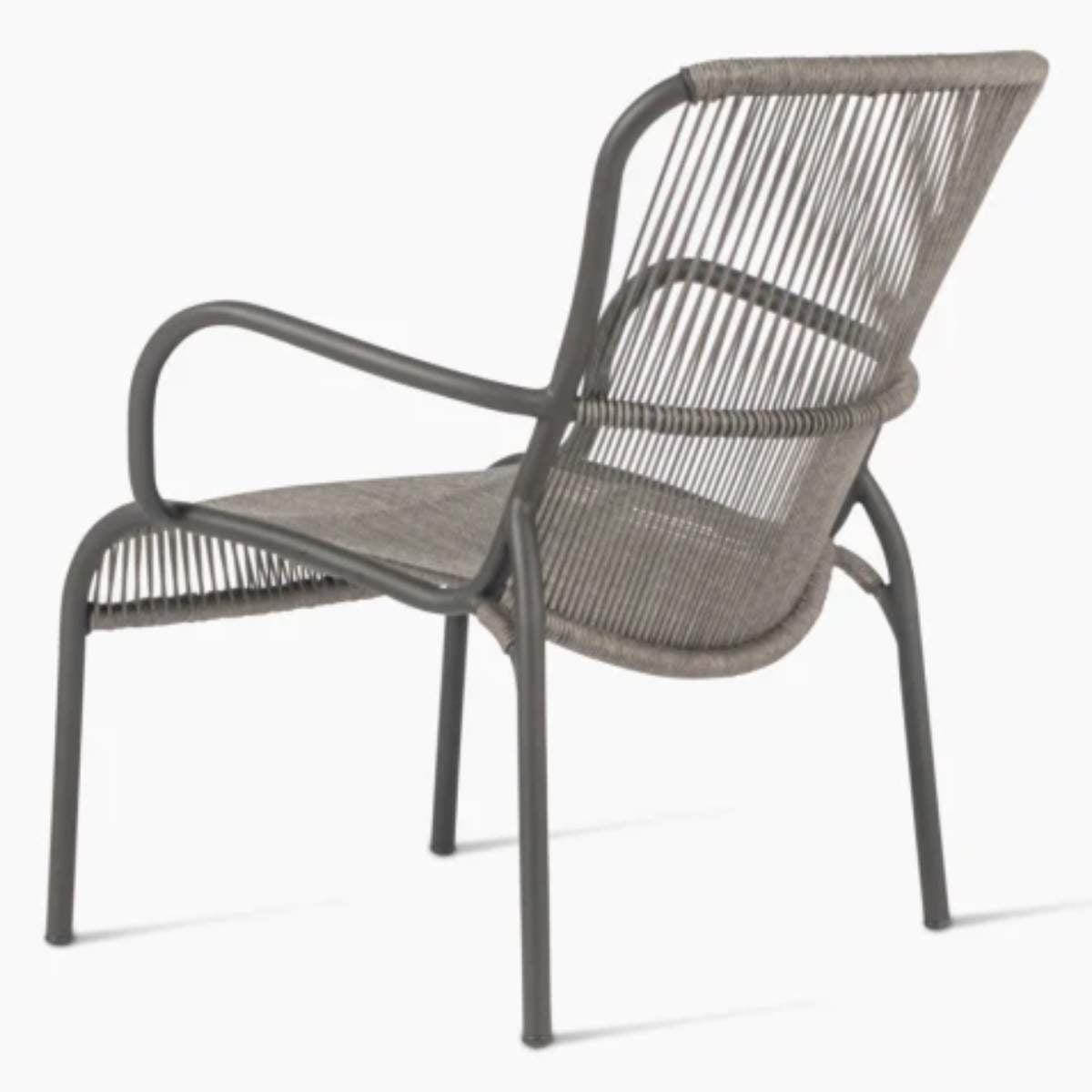 Vincent Shepherd Loop Lounge Chair in Fossil Grey