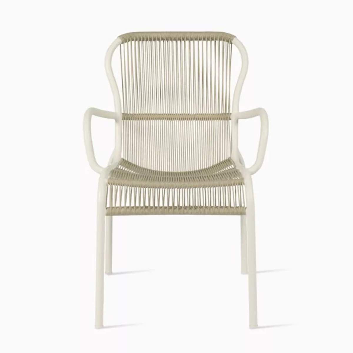 Vincent Shepherd Loop Outdoor Dining Chair Beige | Stone White