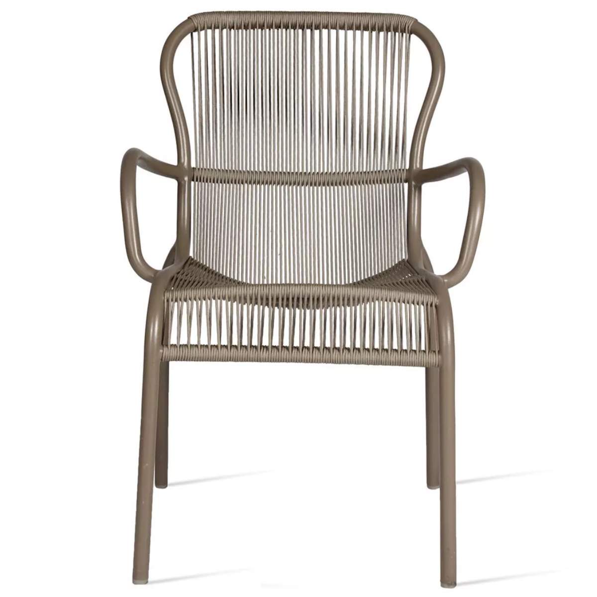 Vincent Shepherd  Loop Outdoor Dining Chair Taupe