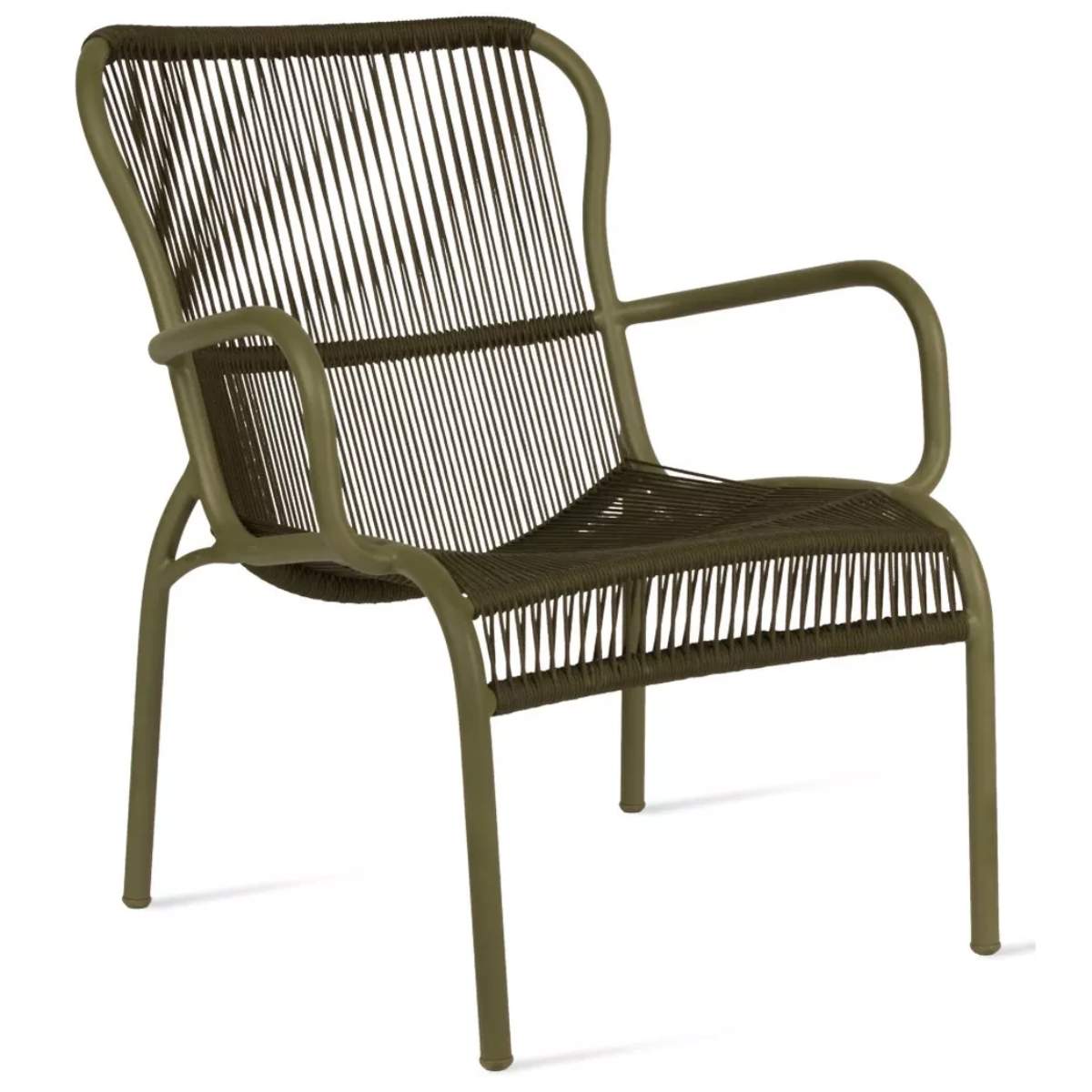 Vincent Shepherd Loop Outdoor Lounge Chair Taupe