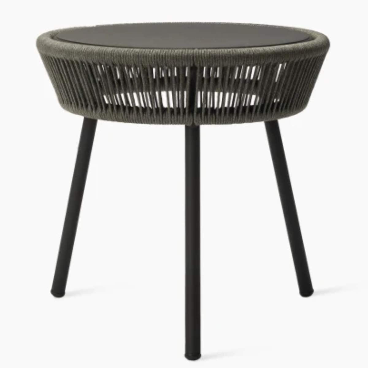 Vincent Shepherd Loop Outdoor Side Table Fossil Grey
