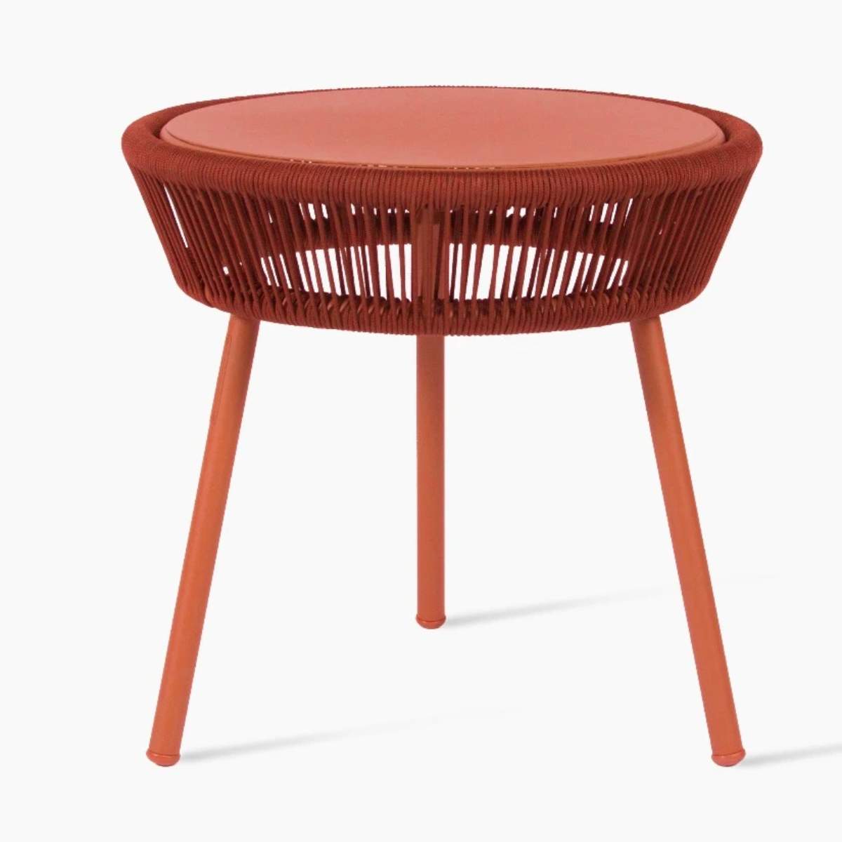 Vincent Shepherd Loop Outdoor Side Table Terracotta