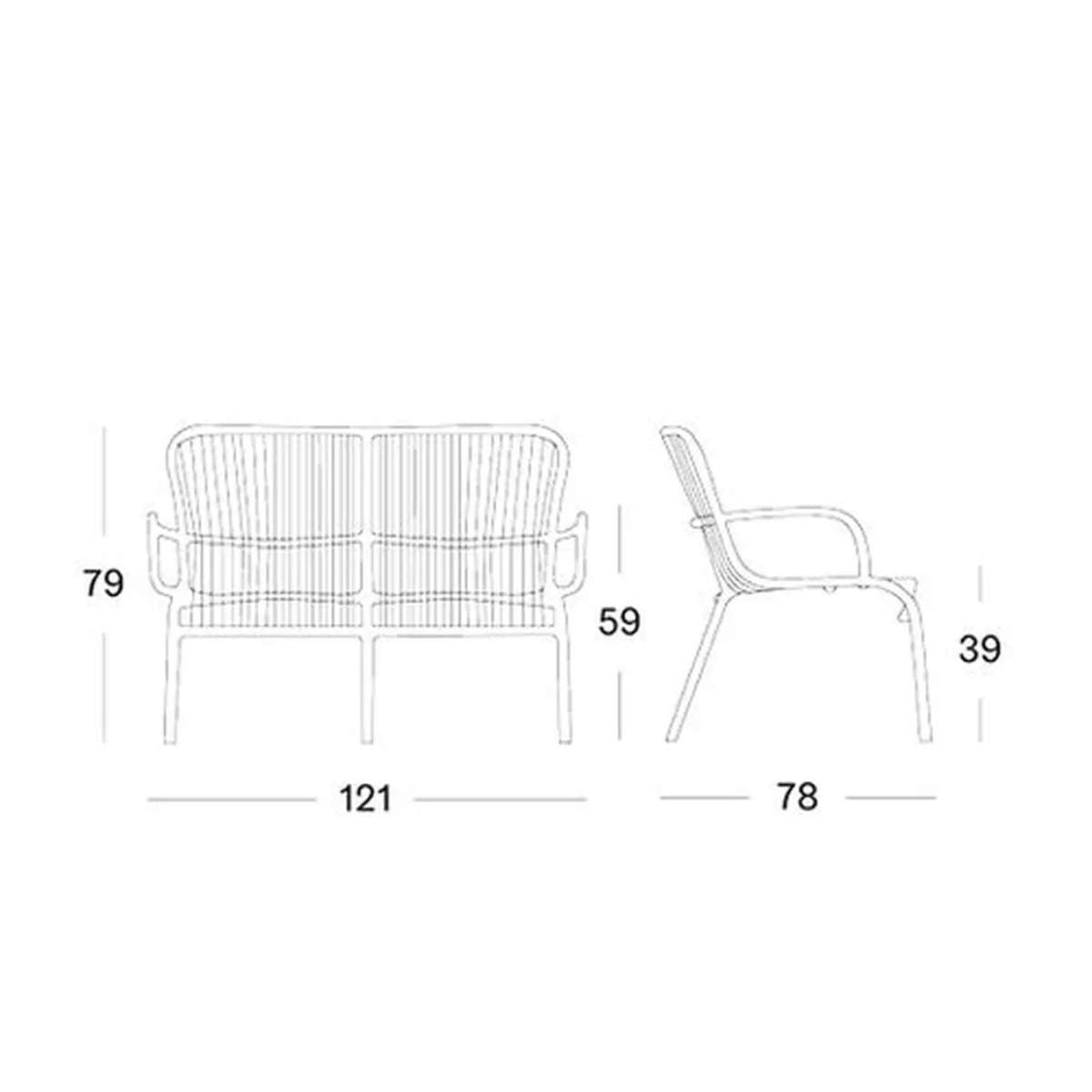 Vincent Shepherd Loop Sofa Beige White Stone