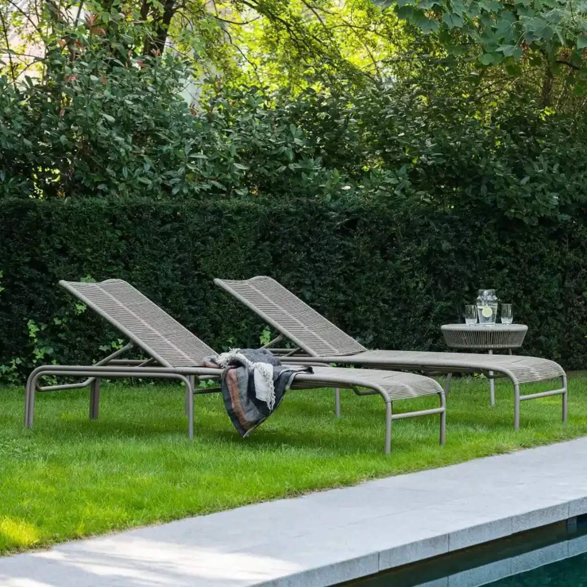 Vincent Shepherd Loop Sun Lounger | Rope | 3 Colours
