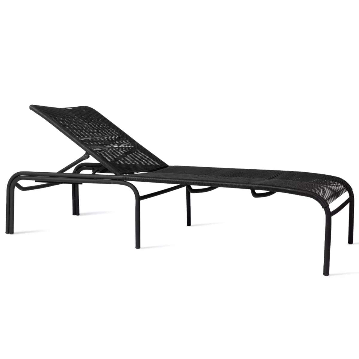 Vincent Shepherd Loop Sunlounger in Black