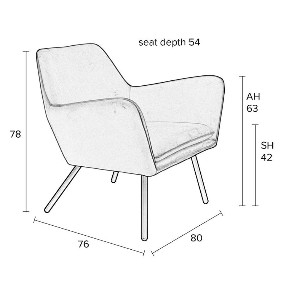 Beau&Co Lounge Chair Bon