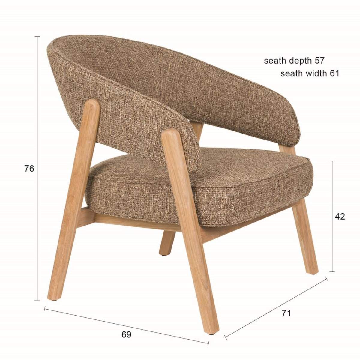 Zuiver Lounge Chair Bright