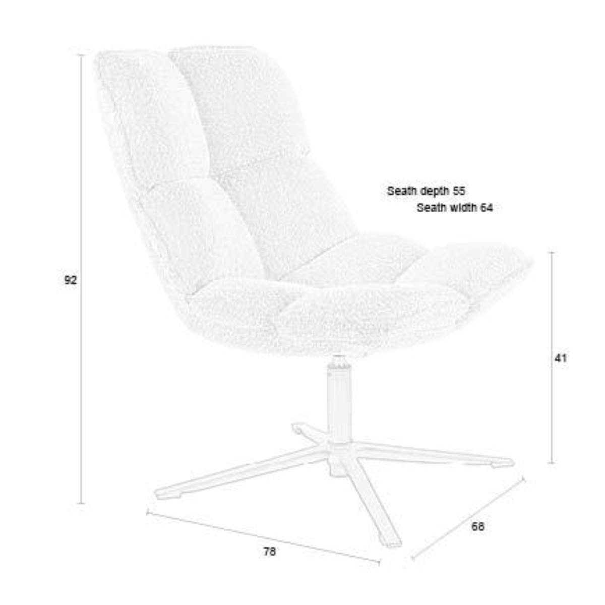 Beau&Co Lounge Chair Bros