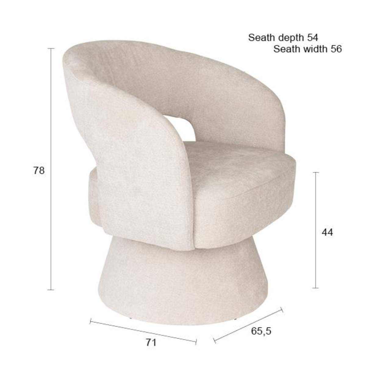 Beau&Co Lounge Chair Charina