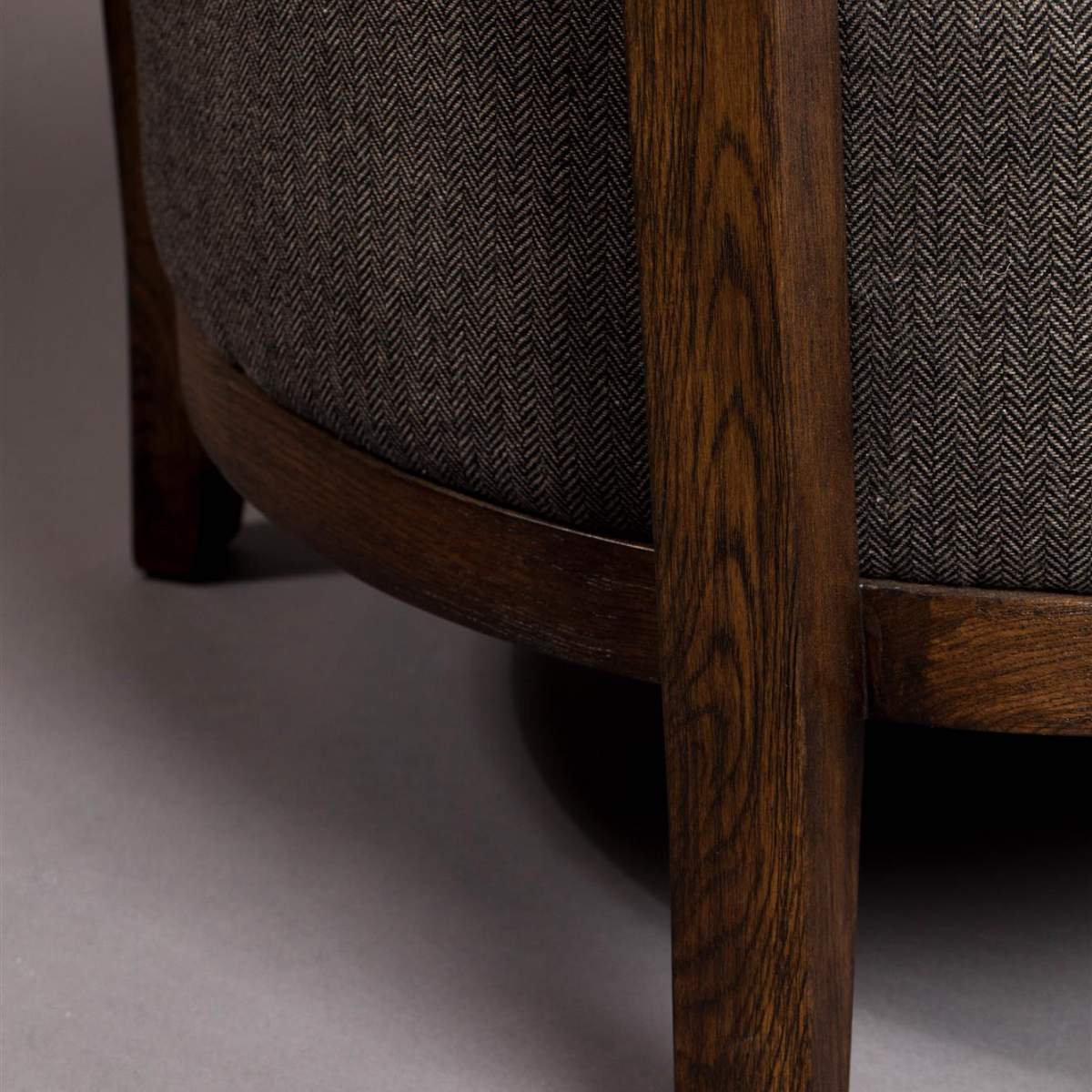 Dutch Bone Lounge Chair Duran Grey Fr