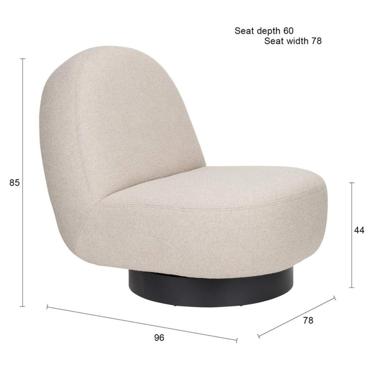 Zuiver Lounge Chair Eden