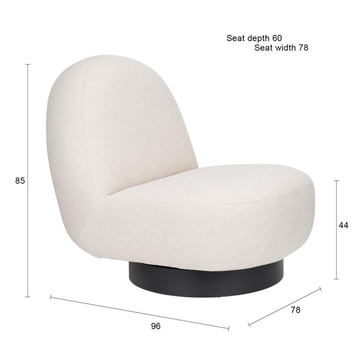 Zuiver Lounge Chair Eden