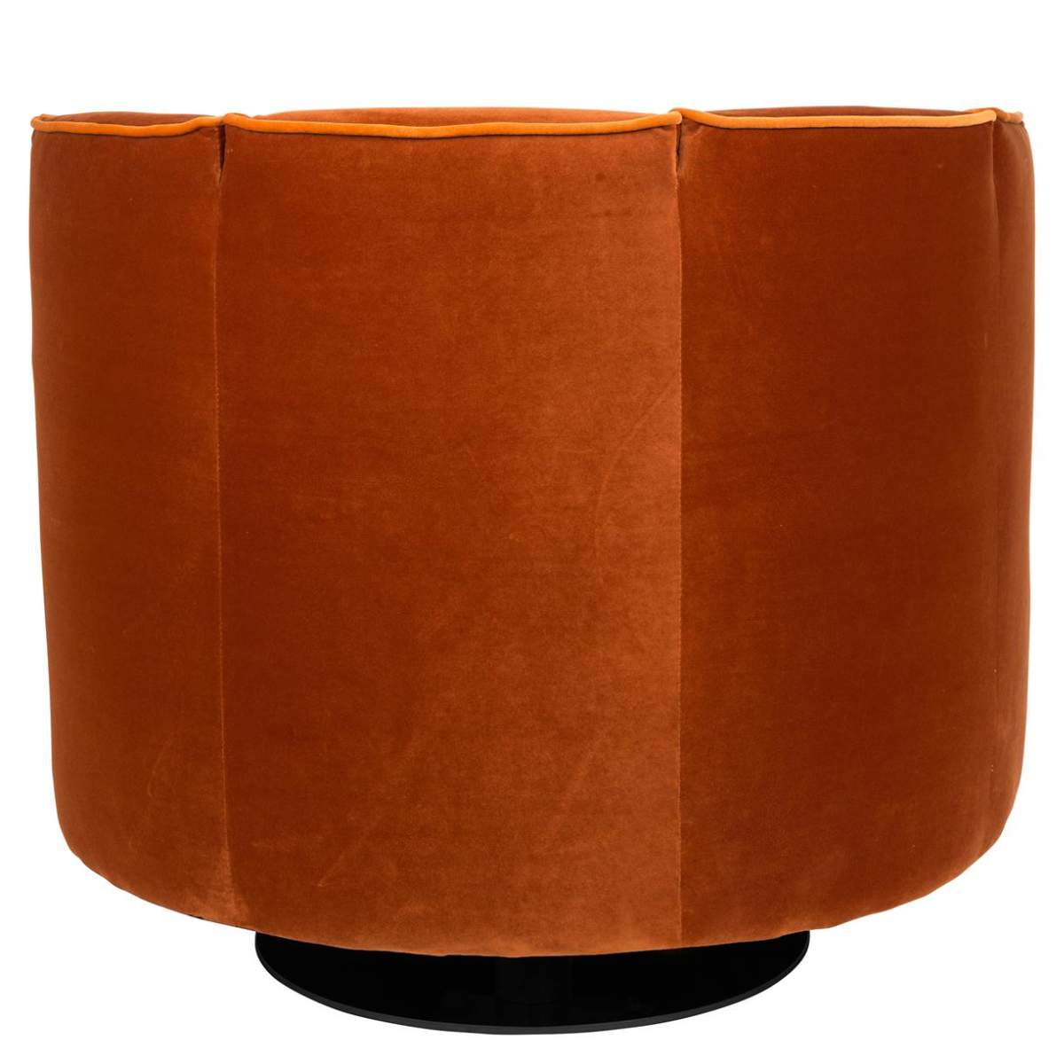 Dutch Bone Lounge Chair Flower Orange