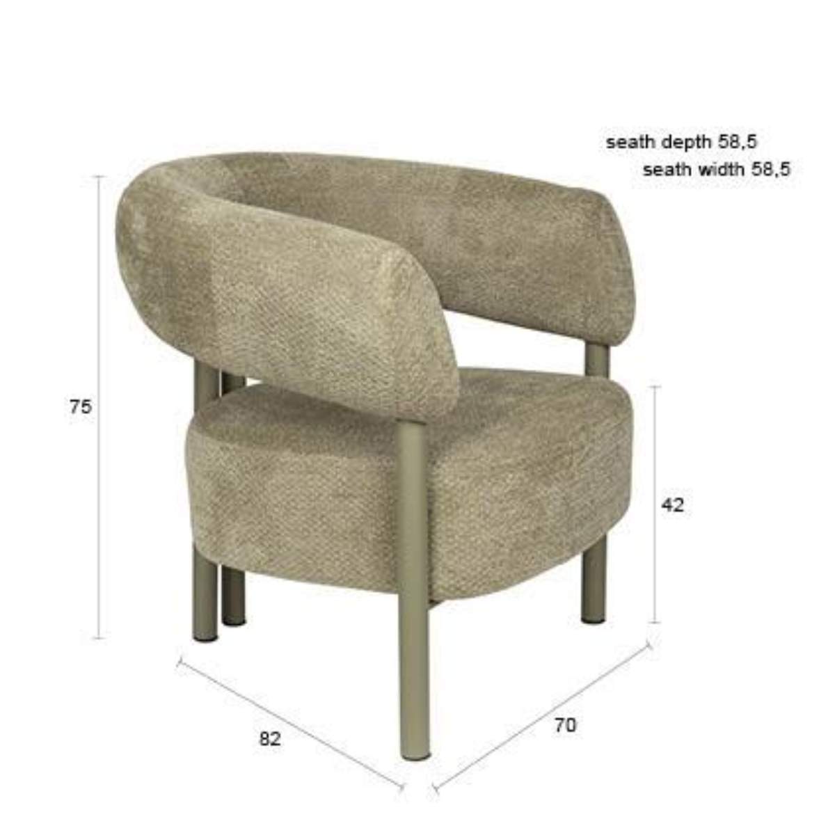 Zuiver Lounge Chair Heels