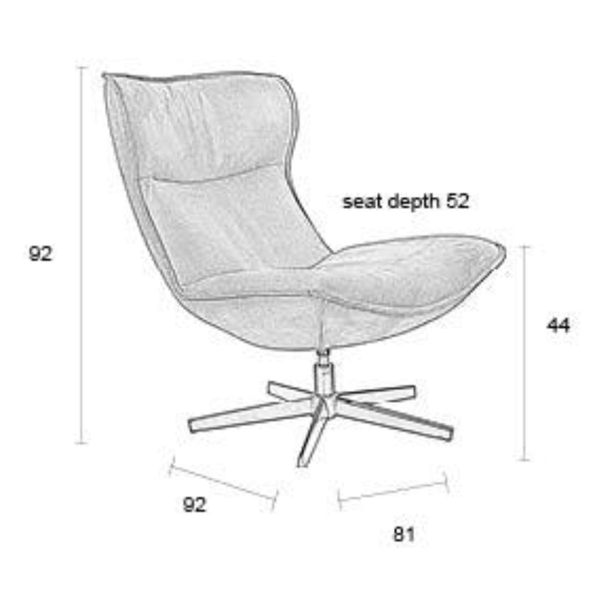 Beau&Co Lounge Chair John
