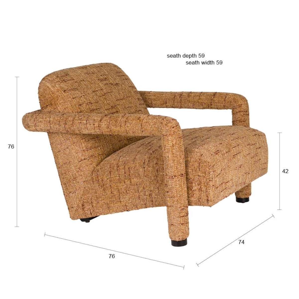 Dutch Bone Lounge Chair Kent